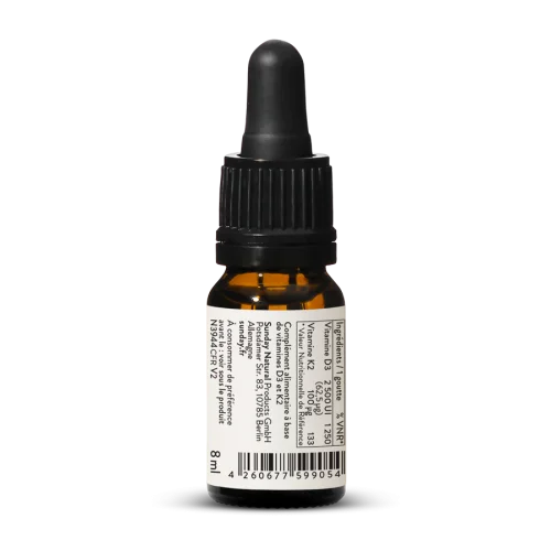 Vitamine D3 K2 MK7 (2500 UI + 100 g)