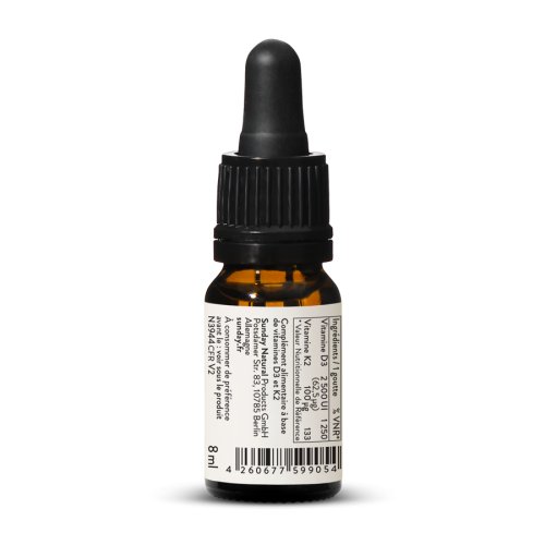 Vitamine D3 K2 MK7 (2500 UI + 100 g)