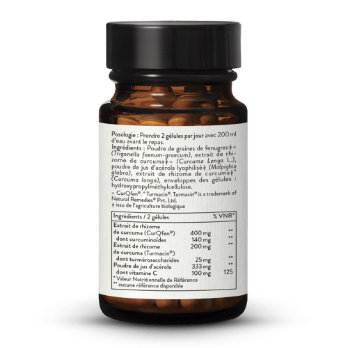 Complexe de curcuma bio Ultra + vitamine C