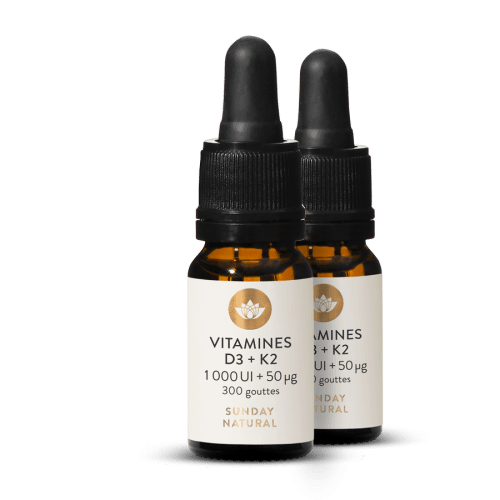 Vitamines D3 + K2 MK7 1000UI + 50g - 300Gouttes
