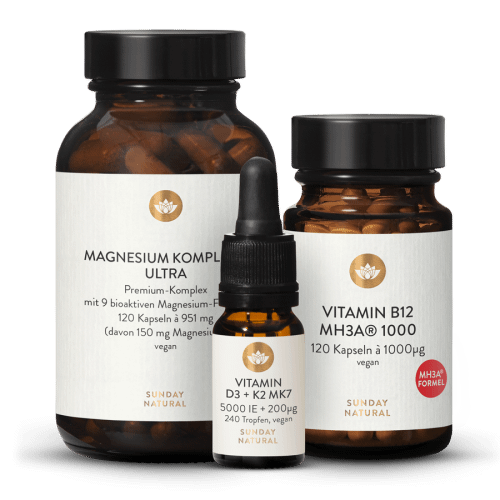Magnesium Complex 9 Ultra 5000 IU D3 + 200g K2 1000g B12 MH3A