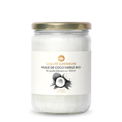 Huile de coco bio vierge de haute qualit