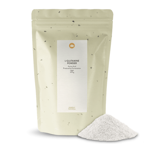 Vegan L-Glutamine Powder Produced by Fermentation