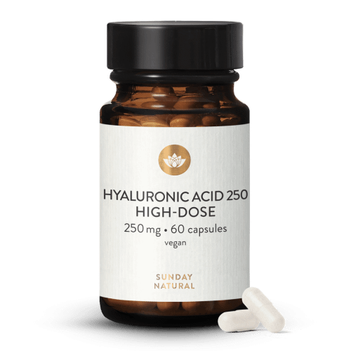 Hyaluronsyra 250 mg premium vegansk, frn fermentering