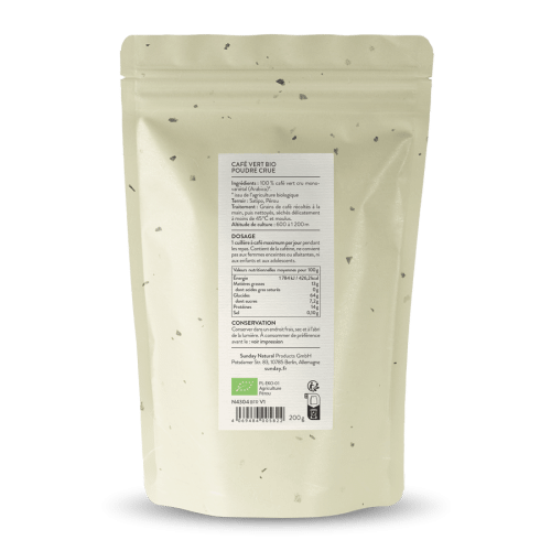 Poudre de caf vert bio (Green Coffee)