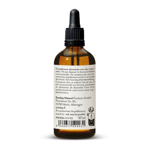 Magnsium Trace Minerals en gouttes