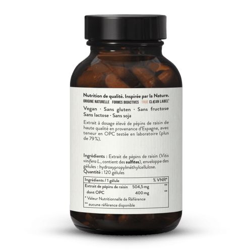 Extrait de ppins de raisin OPC 400 (dosage lev)