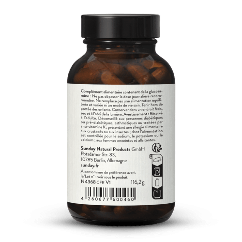 Glucosamine 850 mg, dosage lev