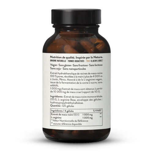 Extrait 10:1 de maca noire + arginine
