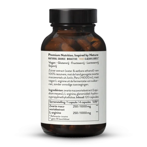 Maca Extract 10:1 Zwart & Arginine