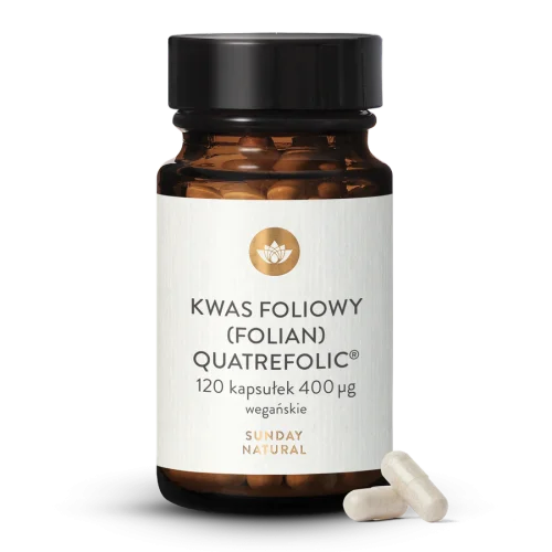 Kwas Foliowy (Folian) Quatrefolic 400g Kapsuki
