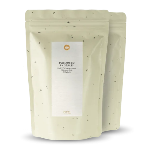 Glules de psyllium bio 99 %