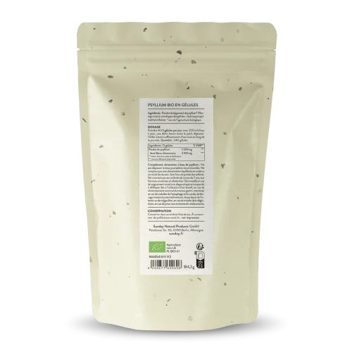 Glules de psyllium bio 99 %