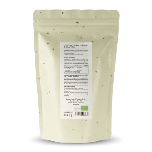 Cuticola di psillio bio in capsule 99%
