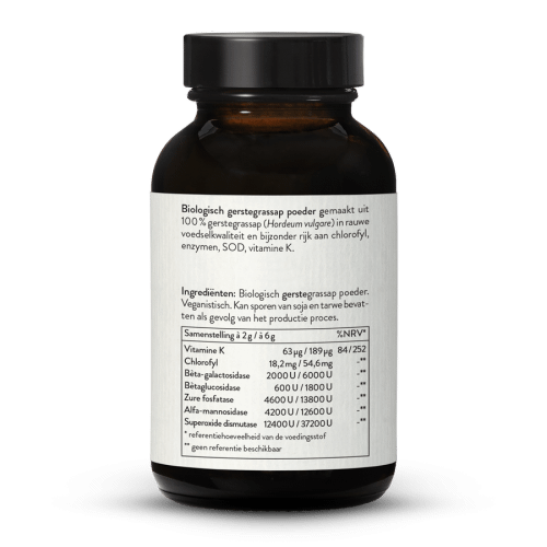 Biologisch Gerstegrassap Poeder Premium