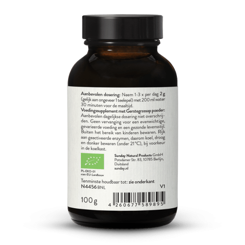 Biologisch Gerstegrassap Poeder Premium