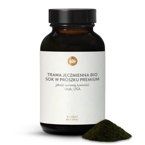 Trawa jczmienna bio sok w proszku