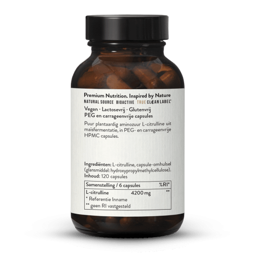L-Citrulline 700 Capsules uit Fermentatie, Vegan