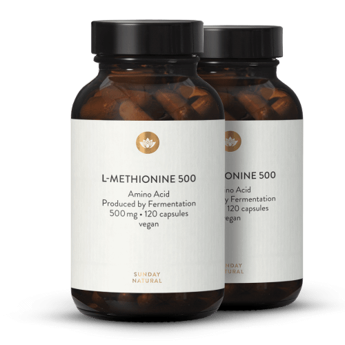 L-metionin 500 kapslar frn fermentering, vegansk