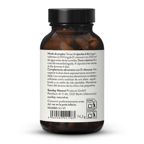 D-manosa 500mg en cpsulas