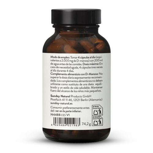 D-manosa 500mg en cpsulas