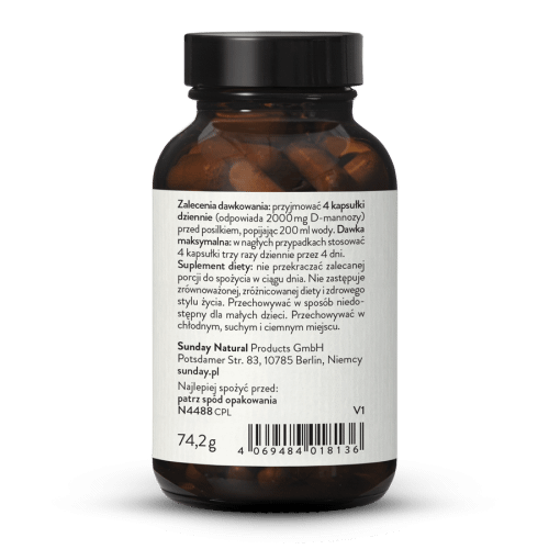 D-mannoza 500 mg kapsuki
