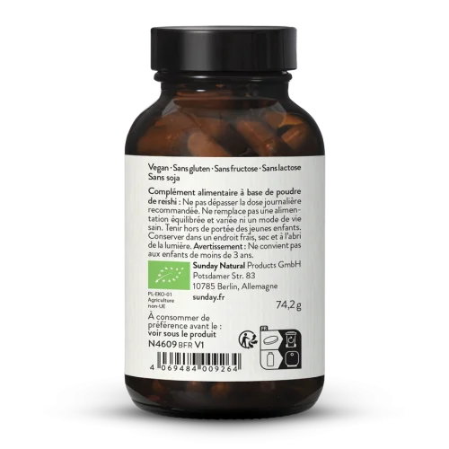 Reishi bio en glules