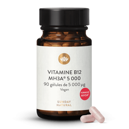 Vitamine B12 5000 g Formule MH3A  dosage lev