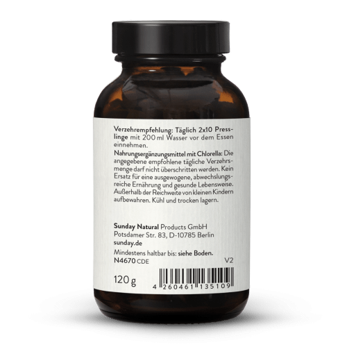 Sunday Chlorella Tabletten
