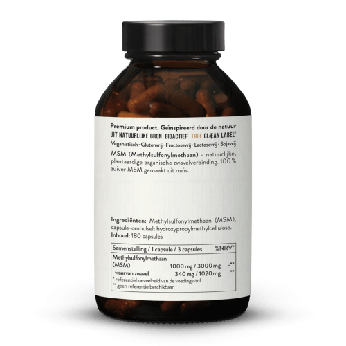 MSM Plantaardig 1000 UltraPure capsules