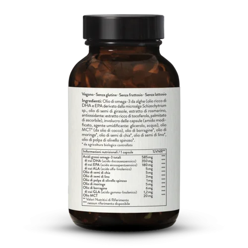 Complesso Omega-3 Complete DHA + EPA Vegano