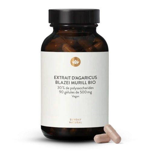 Extrait d'Agaricus Blazei Murill (ABM) Bio En Glules