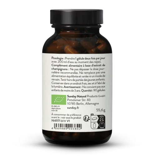Extrait d'Agaricus Blazei Murill (ABM) bio en glules