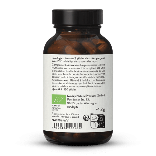 Poudre de maitake bio en glules