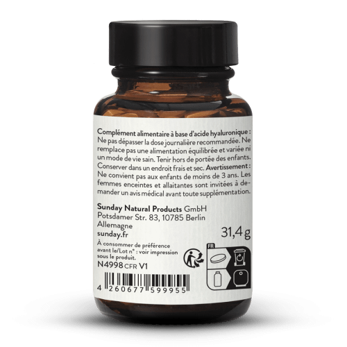 Acide hyaluronique 250 mg - comprims