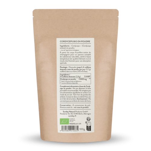 Poudre de Cordyceps bio
