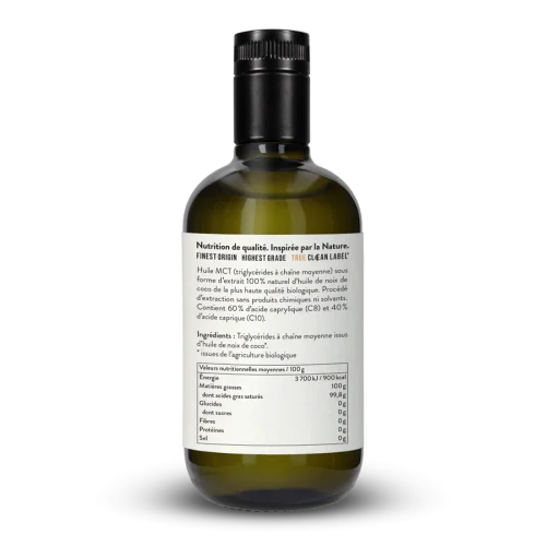 Huile MCT bio C8 + C10