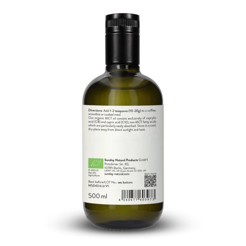 Organic MCT Oil C8 + C10