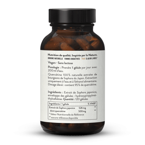 Querctine 500  base de Sophora du Japon