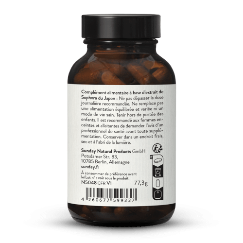 Querctine 500  base de Sophora du Japon
