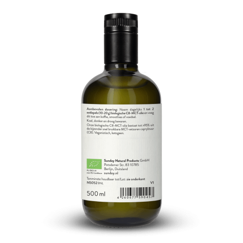 Biologische MCT C8 Olie 95% C8 Caprylzuur