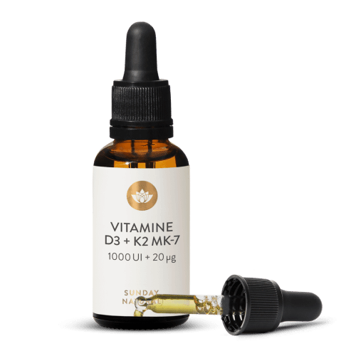 Vitamine D3 + K2 MK7 1000 UI + 20 g all-trans 1000 Gocce