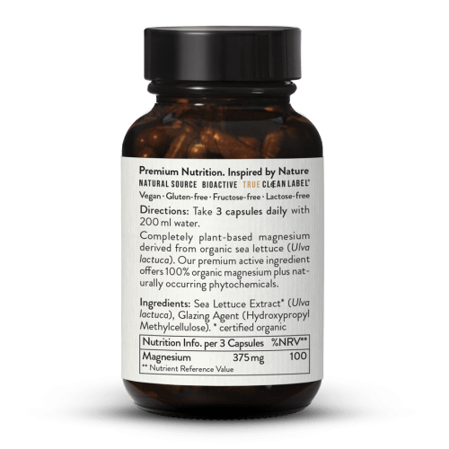 Organic Magnesium 125 Capsules