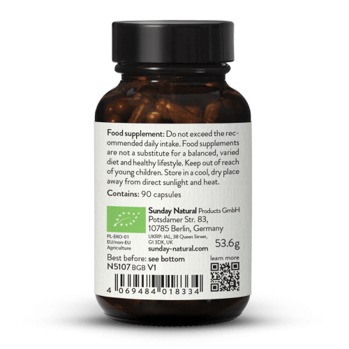 Organic Magnesium 125 Capsules