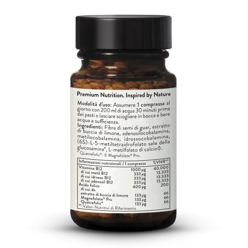 Vitamina B12 Mh3a® + acido folico (folato) 1000µg + 400µg
