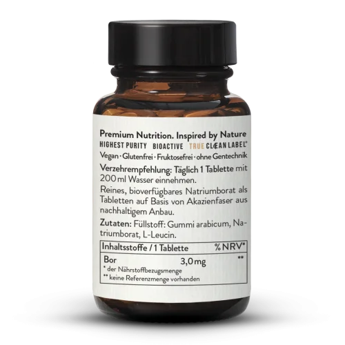 Bor Tabletten 3mg Natriumborat
