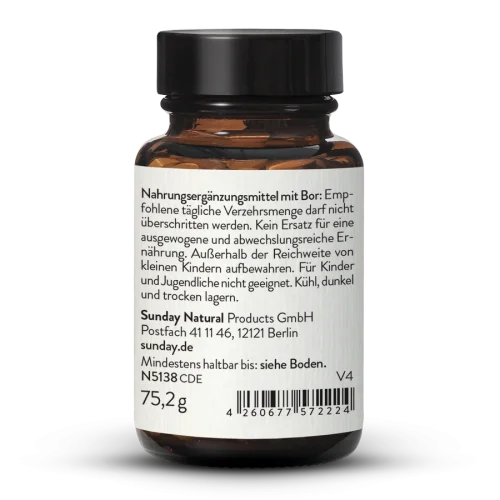 Bor Tabletten 3mg Natriumborat