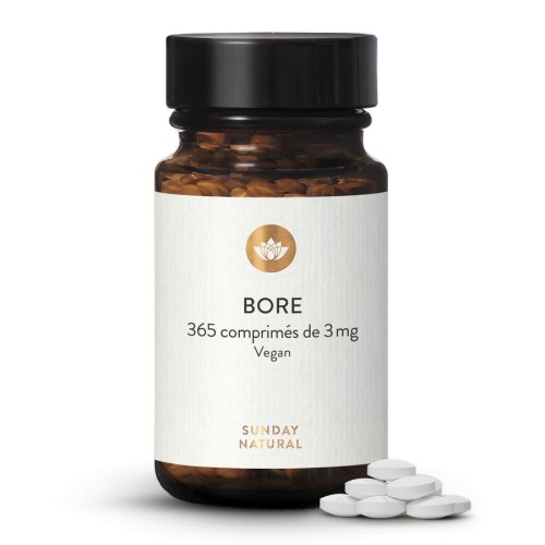Bore en comprims 3 mg, borate de sodium