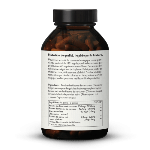 Curcuma bio 1100 en glules