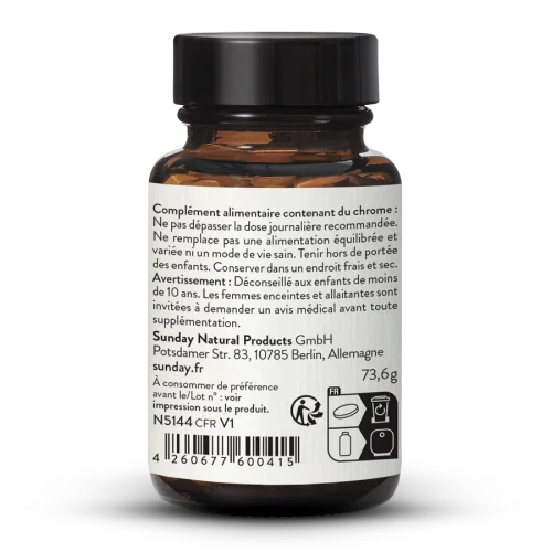Picolinate de chrome en comprims
